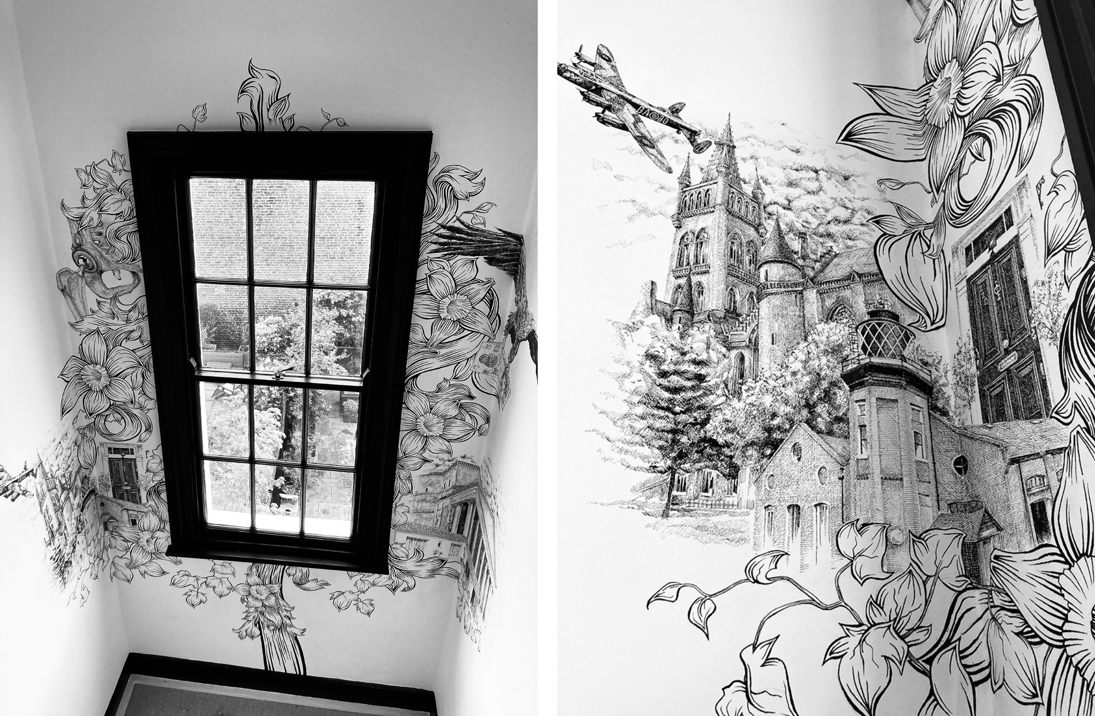 Botanical stairwell