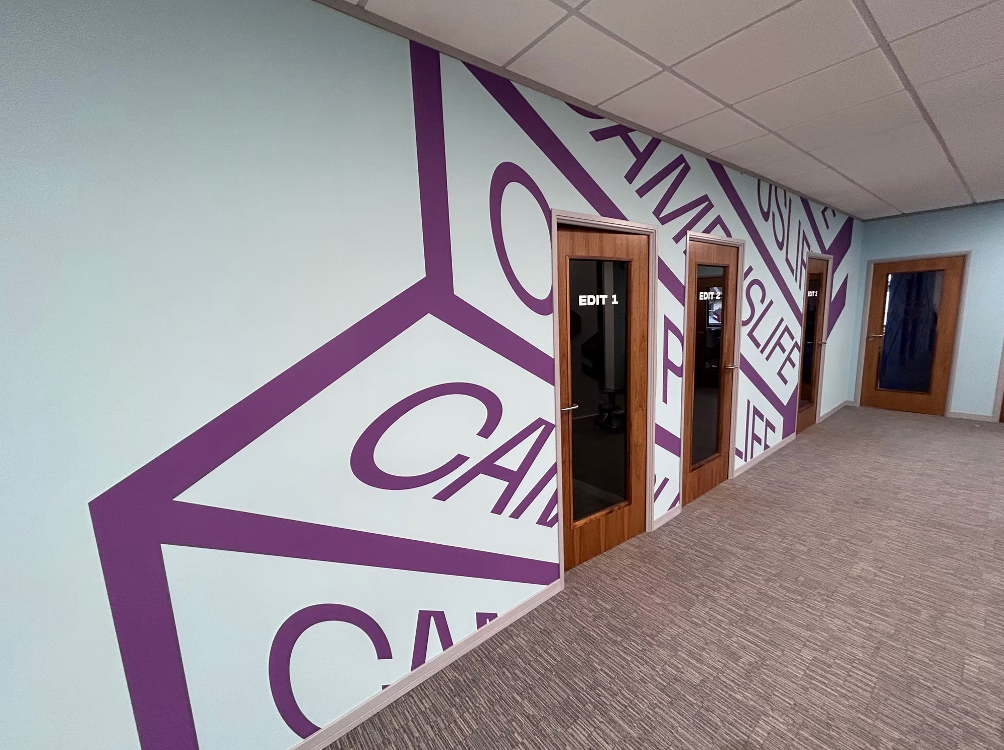 CampusLife corridor graphic wrap