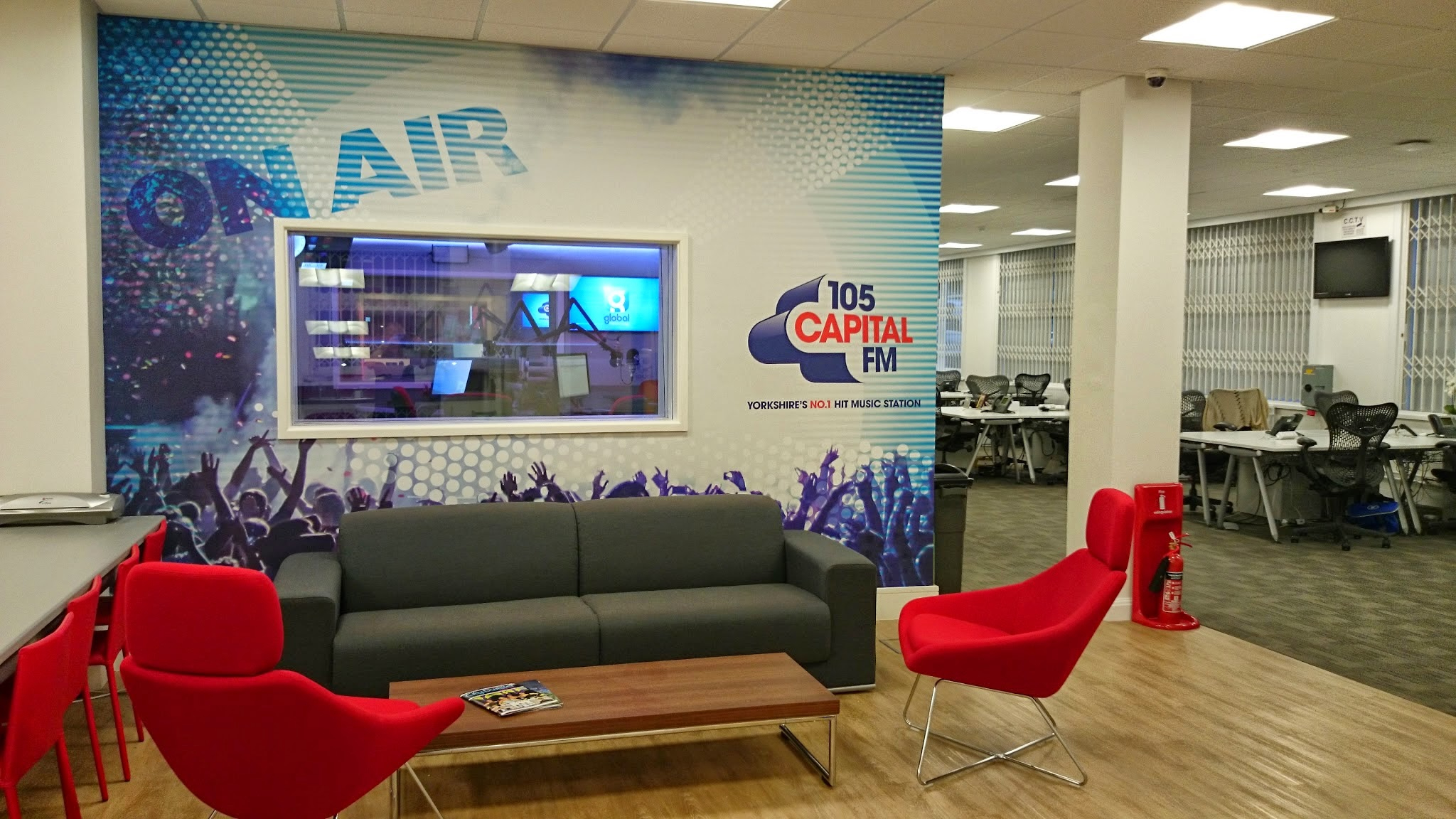 Capital FM 105 radio station branded reception